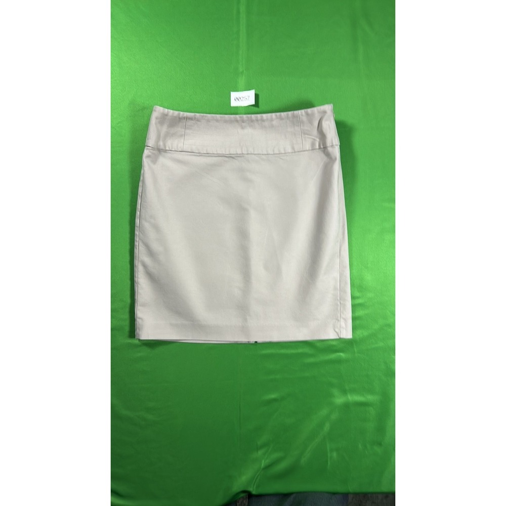Banana Republic Khaki Chino Mini Skirt Womens Size 6 Beige A-Line Cotton Blend